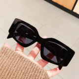 9596 fashion irregular polygonal sun glasses women 2023 new trendy brand designer green leopard sunglasses UV400 custom logo