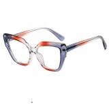 Fashion Cat Eye Eyeglasses Frame Tr90 Optical Glasses Frame Women Blue Light Blocking Glasses