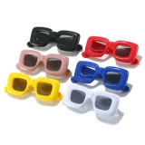 Luxury Inflated Cateye Sunglasses Unique Trendy plastic Cute Hip Hop 2023 Zebra Cat Eye Lentes De Sol Gafas Inflatable sunglass