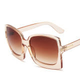 Luxury Over Size Female Shades Sunglasses Womens PC Big Frame Sun Glasses Popular Leopard Square Sunglasses UV400