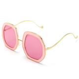 L8216 2022 Trendy Oversized Sunglasses Women Luxury Brand Designer Irregular Sun Glasses Men UV400 Shades Punk Fashion Eyewear