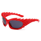 2023 Luxury designer retro sport sunglasses y2k Wraparound men women eyewear uv400 cat eye sunglasses