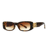 Fashion luxury Sunglasses 2023 Matrix Small Frame Sunglasses Female Personality Women Man luxury bb lunettes sunglasses glasses