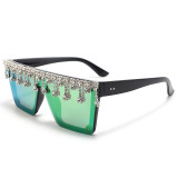 2022 Rhinestone Sunglasses Women Luxury Diamond Bling Sun Glass Famous Brand Shades