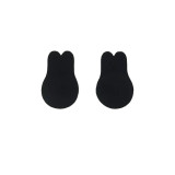 High Quality Hot Sale Women Push Up Strapless Rabbit Ear Shape Invisible Silicone Bra Nipple Cover Silicone Nipple Covers