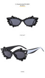 Steampunk Frameless Sunglasses Funny Shade Butterfly Colorful Party New Sun Flower Shaped Party Sunglasses