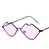 VIFF GD007 Lip Shape Frames Fashion Eyewear Sun Glasses Girls Gafas Women Sun Glasses Cute Lip Sunglasses