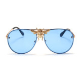 GUVIVI UV400 CE Bee The latest version of 2020 Women metal  Fashion sunglasses newests Design your own sunglasses