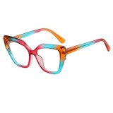 Fashion Cat Eye Eyeglasses Frame Tr90 Optical Glasses Frame Women Blue Light Blocking Glasses