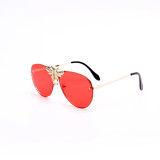 GUVIVI UV400 CE Bee The latest version of 2020 Women metal  Fashion sunglasses newests Design your own sunglasses