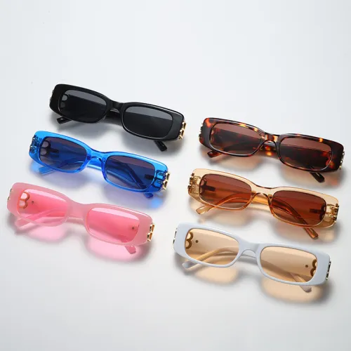 Fashion luxury Sunglasses 2023 Matrix Small Frame Sunglasses Female Personality Women Man luxury bb lunettes sunglasses glasses