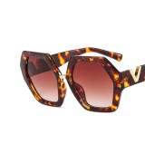 95533 Custom Fashion Polygonal Sunglasses Oversized Trendy Irregular Sunglasses Retro Shades Sunglasses Women
