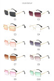 Custom Hot Sale Rimless Square shades Small Frameless Sun Glasses Vintage Sunglasses 2022