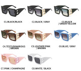 Famous Brand Designer Sunglasses Men Women Big B Square Oversized Shades UV400 Vintage Glasses