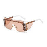 2021 Rimless Square Sunglasses Women Oversized Luxury Brand Mirror Pink Shades Sunglasses Men Trend Female Eyewear Glasses