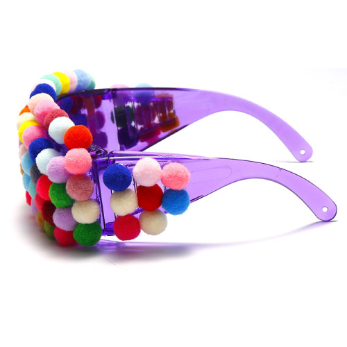 Fashion hot selling windproof glasses waterproof Safety glasses eye  protection hand-inlaid cotton ball protective glasses