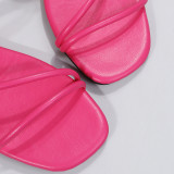 New Arrival Ladies Flat Summer Slippers for Women Outdoor Slides Sandals Slippers Beach Jelly Women Flat Slippers