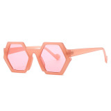 2023 women fashion uv400 outdoor sunglasses hexagon fashion vintage eyeglasses retro sunglasses custom