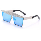 New wholesale oversized sunglasses luxury crystal diamond rhinestone sunglasses 2022