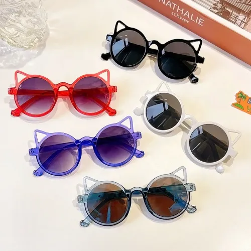 Children's Sunglasses Baby Boys Girls  Cat Eye Sunglasses Little Girls Fashion Personality Shade Sunglasses