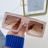 2023 Futuristic Ladies Oval Shades Sun Glasses Small Frame Trendy Bling Sunglasses With Diamonds Women