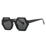 2023 women fashion uv400 outdoor sunglasses hexagon fashion vintage eyeglasses retro sunglasses custom