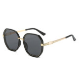 Fashionable Men Women Square Round  Eyewear vintage Metal frame wholesale shades sunglasses wholesale trendy