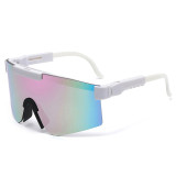 2023 Cost-effective cycling 114 sunglasses Outdoor Bicycle brand Custom logo Driving Running UV400 Windproof PC Sport Sunglasses