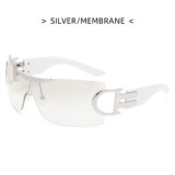 2023 oversized y2k glasses sunglasses women sport sun shades uv designer eyeglasses