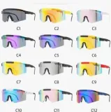 2023 Cost-effective cycling 114 sunglasses Outdoor Bicycle brand Custom logo Driving Running UV400 Windproof PC Sport Sunglasses