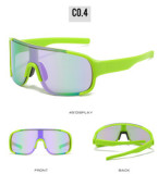 New fashion custom logo unisex cycling running fishing golf driving colorful wraparound women men outdoor sports glasses