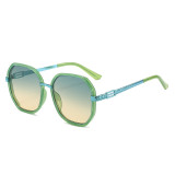 Fashionable Men Women Square Round  Eyewear vintage Metal frame wholesale shades sunglasses wholesale trendy