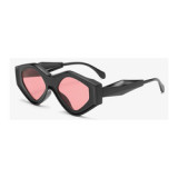 Sunway Eyewear New Triangle Cat Eye Sunglasses Butterfly Irregular Personality Fashion Women Sun Glasses