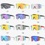 2023 Cost-effective cycling 114 sunglasses Outdoor Bicycle brand Custom logo Driving Running UV400 Windproof PC Sport Sunglasses