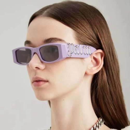 Wholesale unisex 2022 trendy square vintage shades wide legs fashion small sunglasses custom metal logo