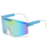 2023 Cost-effective cycling 114 sunglasses Outdoor Bicycle brand Custom logo Driving Running UV400 Windproof PC Sport Sunglasses