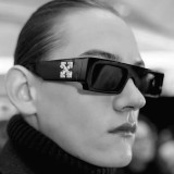 2023 Custom Metal Logo Fashion Women Men Designer Eyewear UV400 shades Vintage brand Flat Top Rectangle Sunglasses
