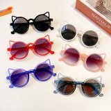 Children's Sunglasses Baby Boys Girls  Cat Eye Sunglasses Little Girls Fashion Personality Shade Sunglasses