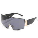 2023 Oversized Designer Sunglasses 2022 Steampunk All-in-one Sunglasses Men Modern Uv400 Sunglasses Women