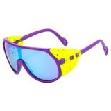 2023 Bicycle One Piece brand one pieces sport sunglasses men Sports Cycling purple mirrored sunglasses custom logo