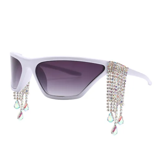 Fashion Chain Drill Sunglasses Female Personality Sunglasses For Rhinestone Sunglasses Women GVB20924