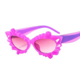 0566 De Sol Oculos 2023 Women Flower Eyewear New Arrival Uv400 Sun Glasses Unique Candy Color Sunglasses