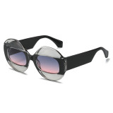New Fashion Small Polygon Sunglasses Women Retro Vintage Colorful Shades Men Trending Cat Eye Sun Glasses GV448