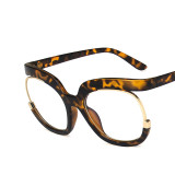 LBAshades  2022 new large frame blue light blocking glasses frame fashion eye frame for miopya glasses eyewear