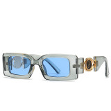 Square Sunglasses Women 2022 Vintage Brand small Women's Sun Glasses Black Gradient Female Glasses Mens Oculos UV400
