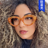 New Cat eye leopard Sunglasses Unisex Fashion Small Frame Hip Hop Sunglasses for women UV protection eyewear