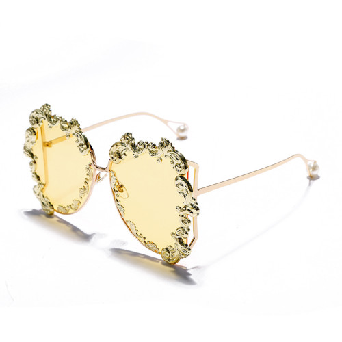 luxury new fashion ladies oversized designer trendy women shades sun glasses sunglasses