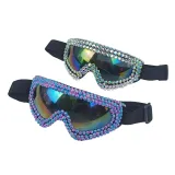 Cat Joker Music Festival Carnival Cyber Punk Rhinestone Steampunk Sport Sunglasses Cycling Ski Dirt Bike Glasses