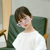 Lbashades Children's triangle frame diamond sunglasses UV protect personalized fashion children's sunglasses kids glasses