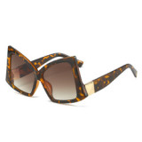 Y2k Fashion Big Frame Eyewear Women Sun Glasses Mens Square Oversized Lunettes De Soleil Vintage